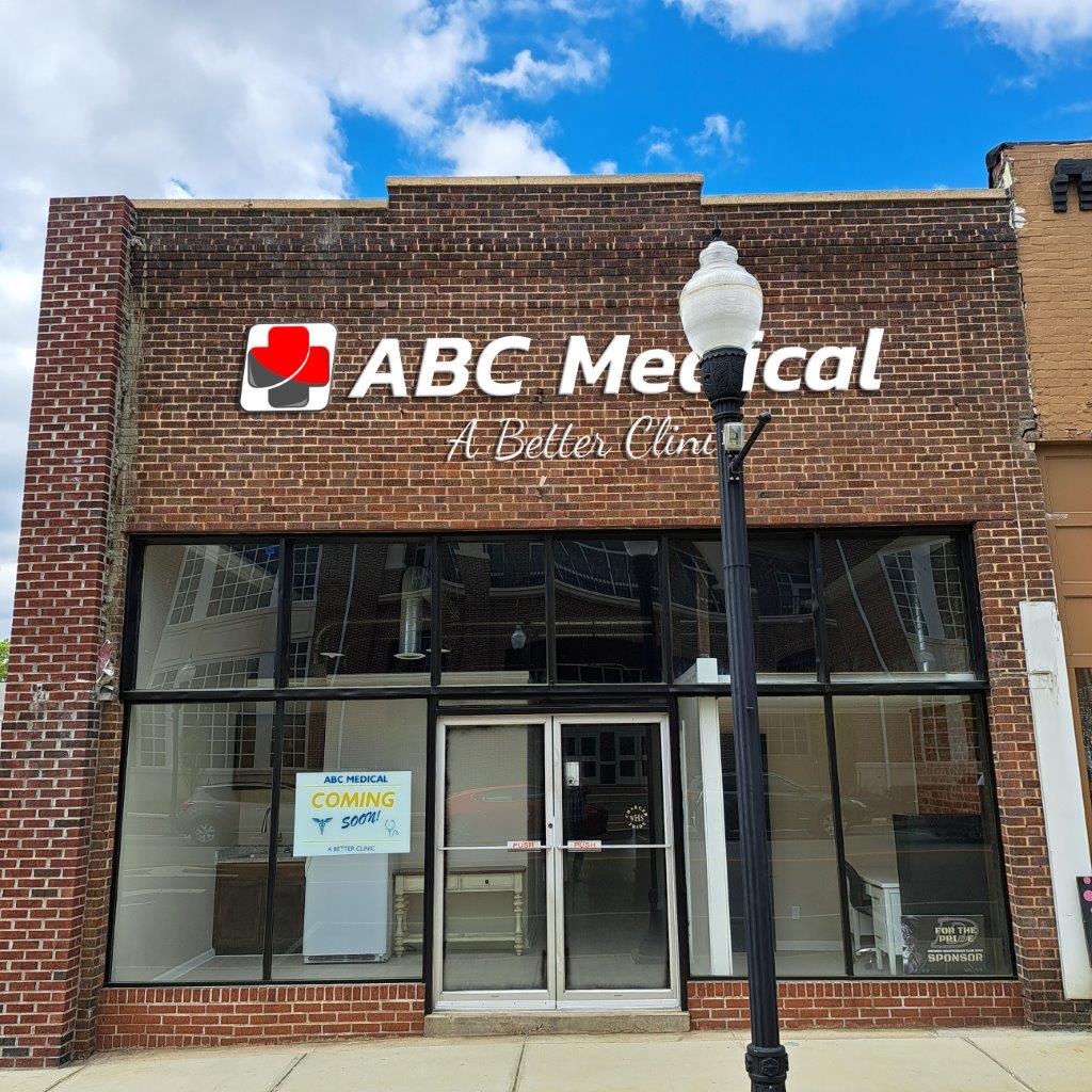 ABC Medical storefront sign