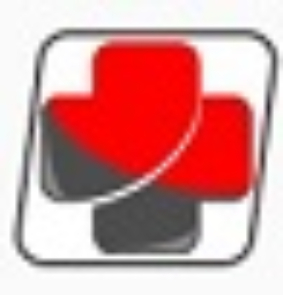 Red medical cross symbol