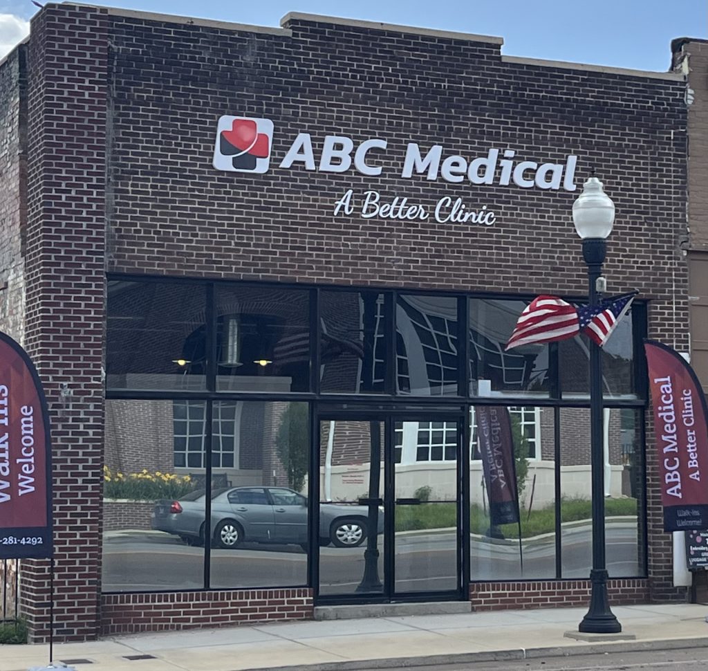 ABC Medical clinic storefront exterior